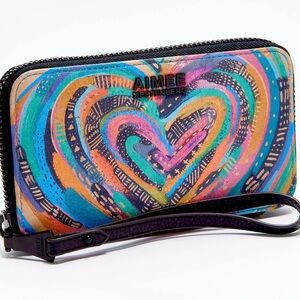 Aimee Kestenberg Large Zip Around Wristlet w/ RFID - Jenna